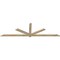Ekena Millwork Kennewick Rough Sawn Timber Gable Bracket, Douglas Fir, 108"W x 31 1/2"H x 2"D x 4"F, 7/12 Pitch GBW108X31X0204KEN00RDF - alternate 2